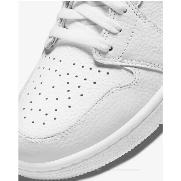 Nike Air Jordan 1 Retro Low Golf Triple White AJ1 Men’s Size 10.5 DD9315-101 New - Picture 8 of 11